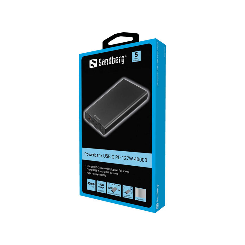 Sandberg-varavirtalahde-40000mAh-Powerbank-USB-C-PD-127W-1